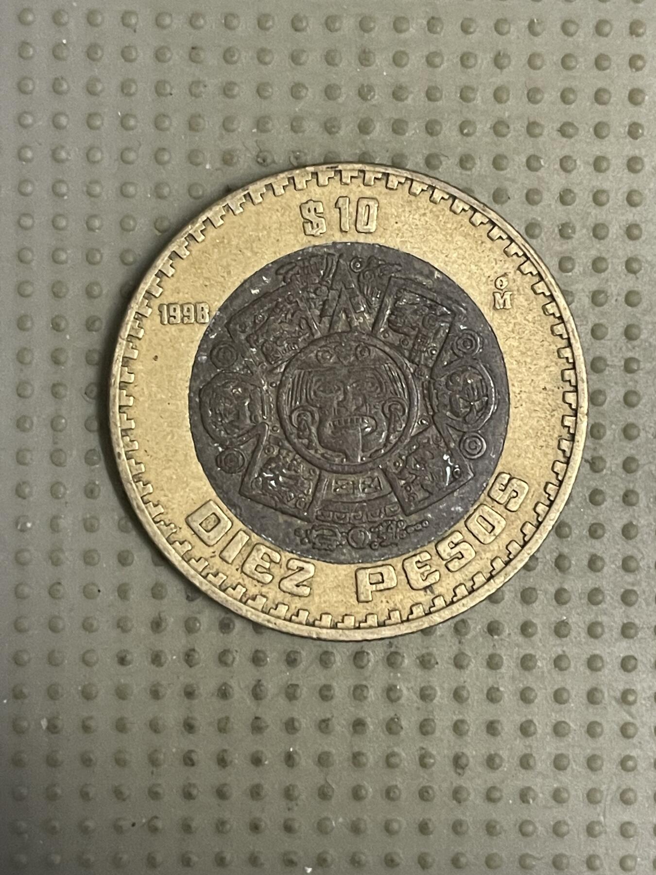 2026年第11场各国散币拍卖（总第161场）16.17两天外出，18号可以发货 墨西哥1998年10比索