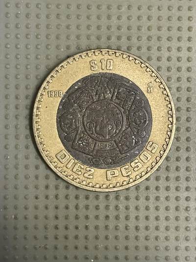 2026年第11场各国散币拍卖（总第161场）16.17两天外出，18号可以发货 - 墨西哥1998年10比索