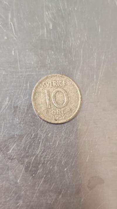 小银币 - 瑞典1959年10欧尔银币