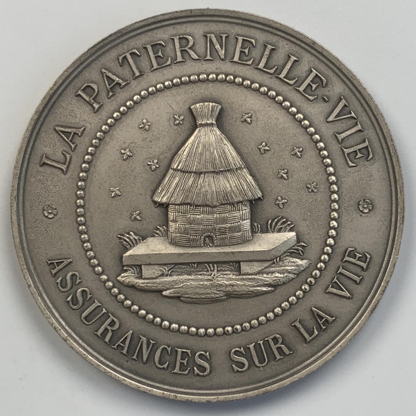 掌中浮雕-藏着的欧洲第049场 1841年法国人寿保险银章，45.8mm，40.77g