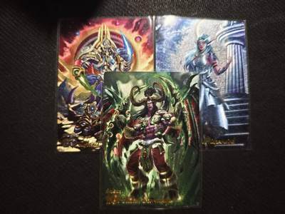 满200包邮！！龙虎卡牌-七二场（满200元包邮，无佣金，每周六结拍，欢迎送拍） - 粗闪3张 奇点 魔兽世界