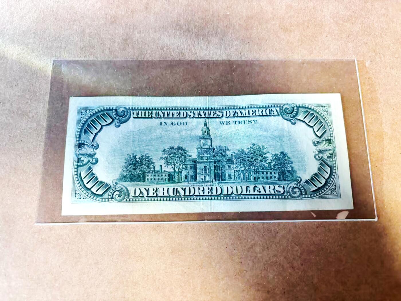 【Blue Auction】世界纸币精拍第775期——18级TOP拍卖/信誉/品质/专业/高效💫 美国 1969年100美金 品相如图