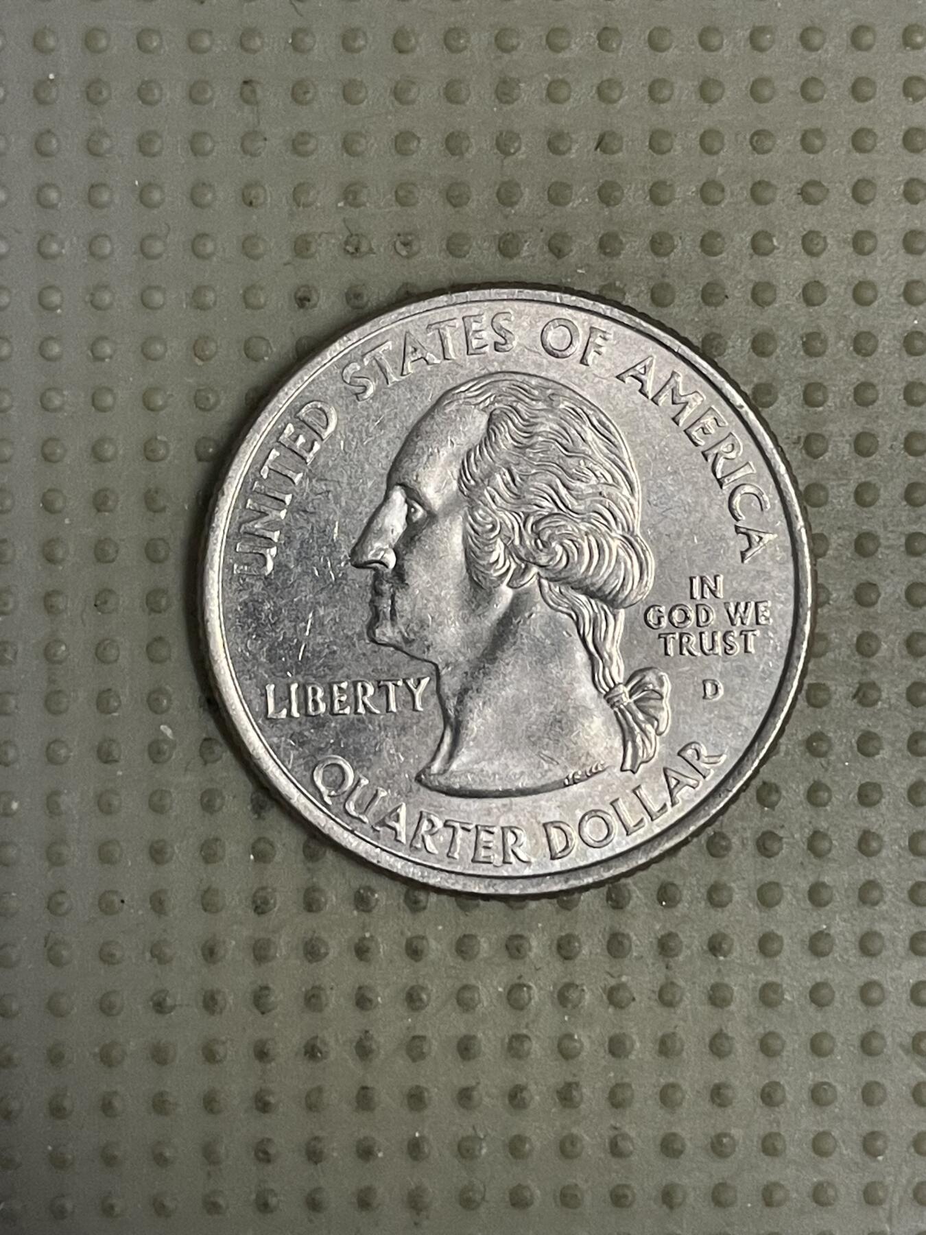 2026年第11场各国散币拍卖（总第161场）16.17两天外出，18号可以发货 美国2000年马萨诸塞州25美分纪念币