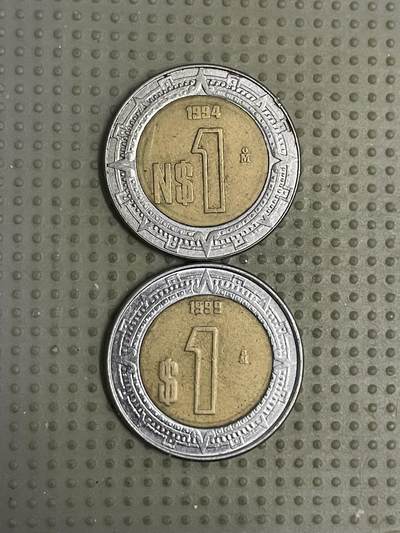 2026年第11场各国散币拍卖（总第161场）16.17两天外出，18号可以发货 - 墨西哥1比索2枚