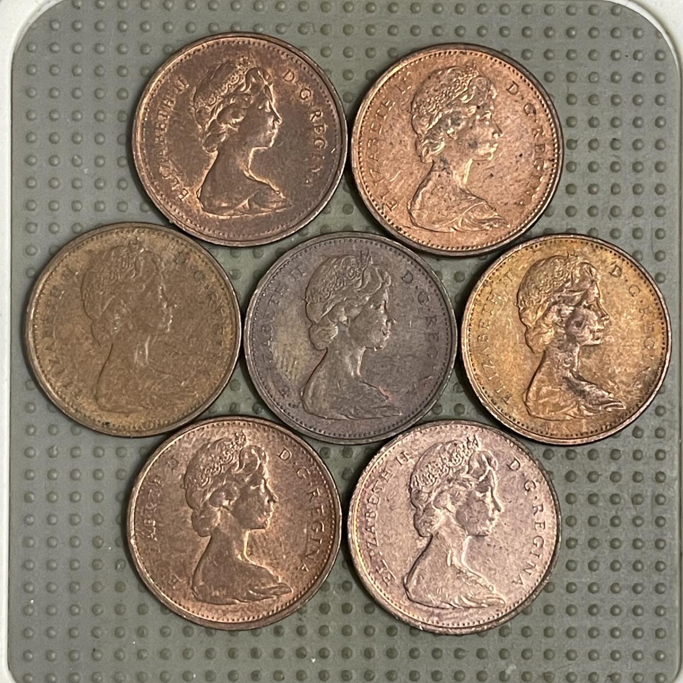 2026年第11场各国散币拍卖（总第161场）16.17两天外出，18号可以发货 加拿大1分7枚