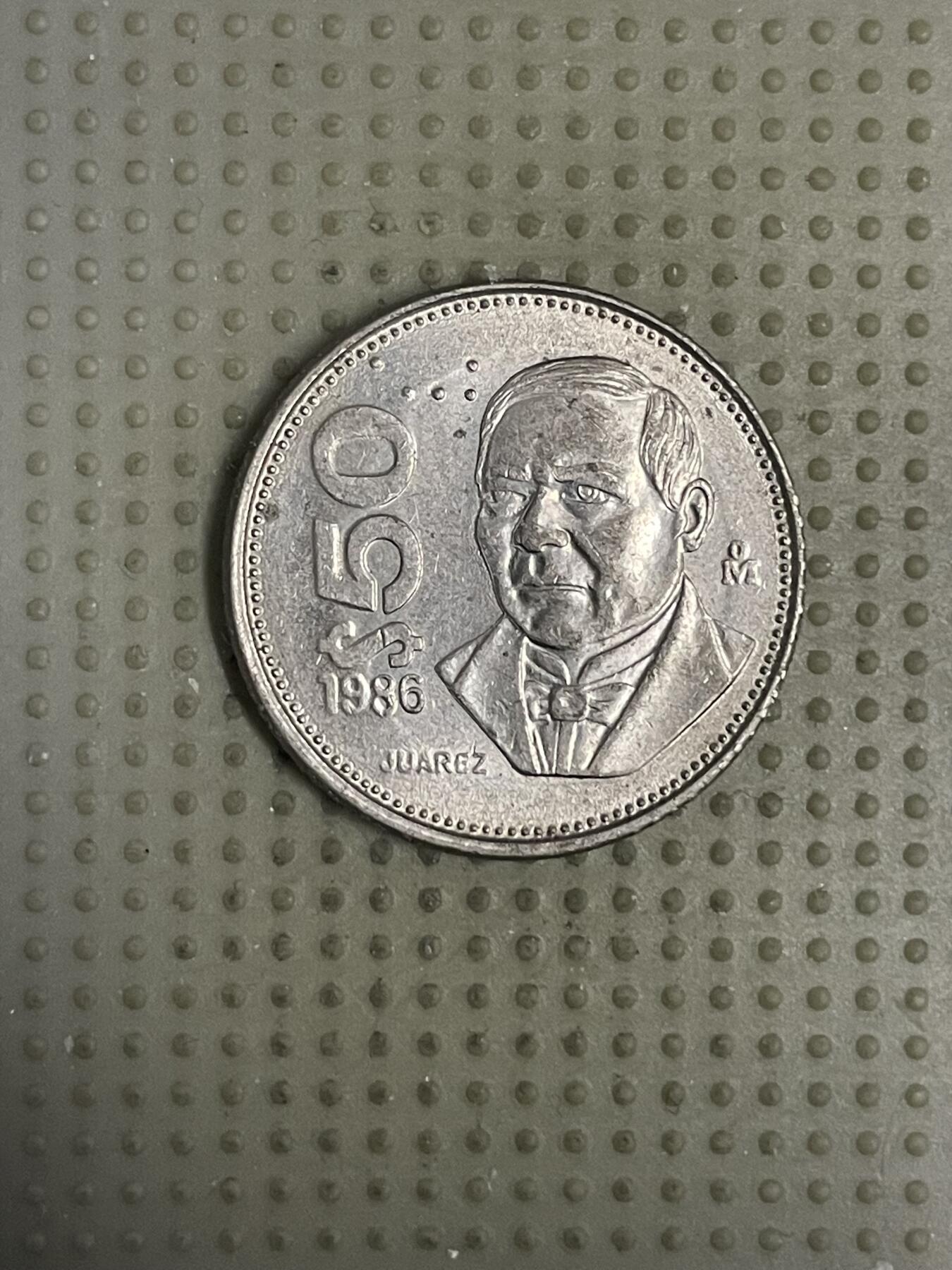 2026年第11场各国散币拍卖（总第161场）16.17两天外出，18号可以发货 墨西哥1986年50比索