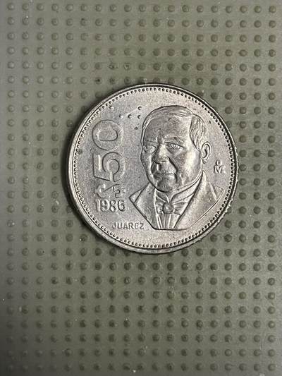 2026年第11场各国散币拍卖（总第161场）16.17两天外出，18号可以发货 - 墨西哥1986年50比索
