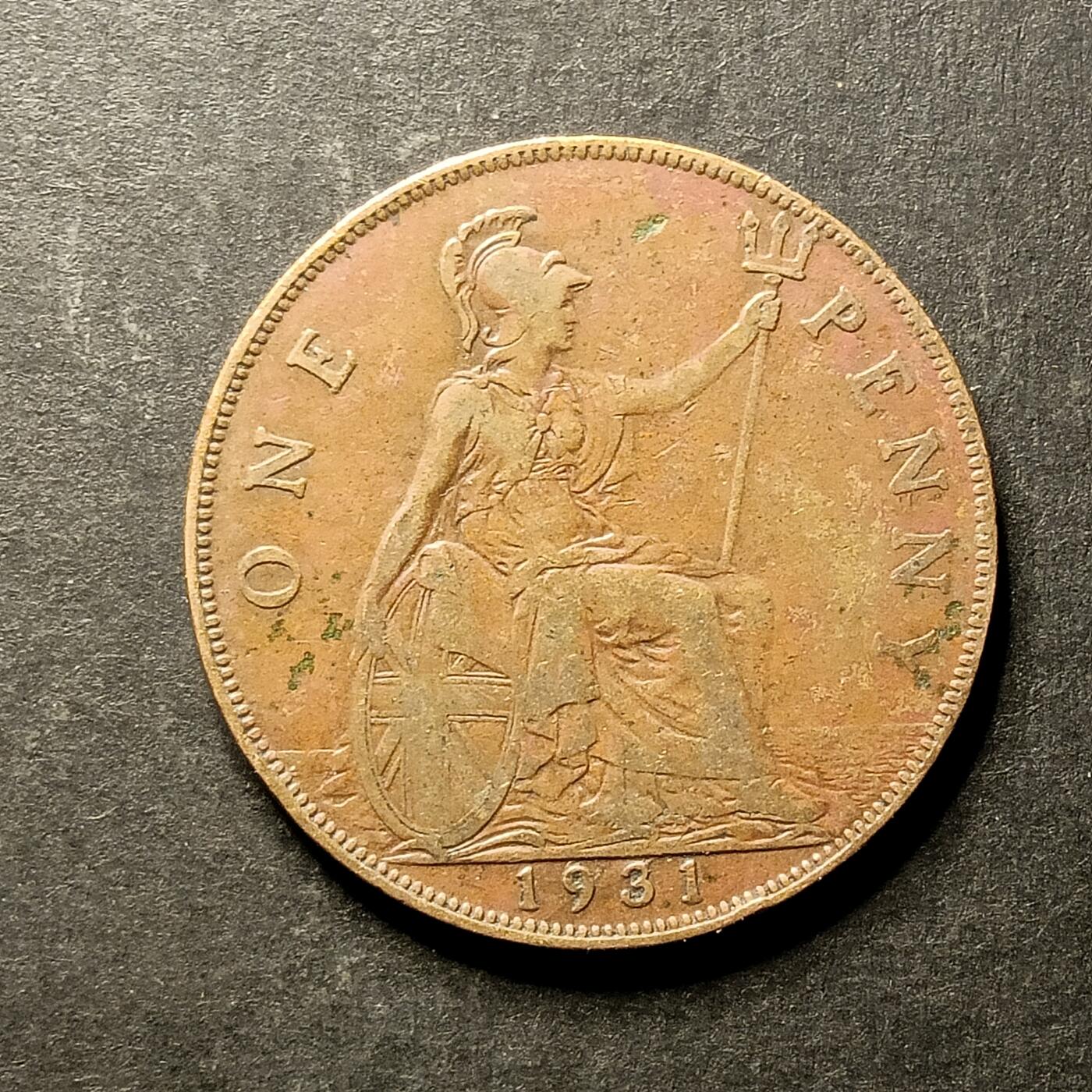 逸泉钱币2026A世界散币纸币纪念币专场A第一场 21 英国1便士