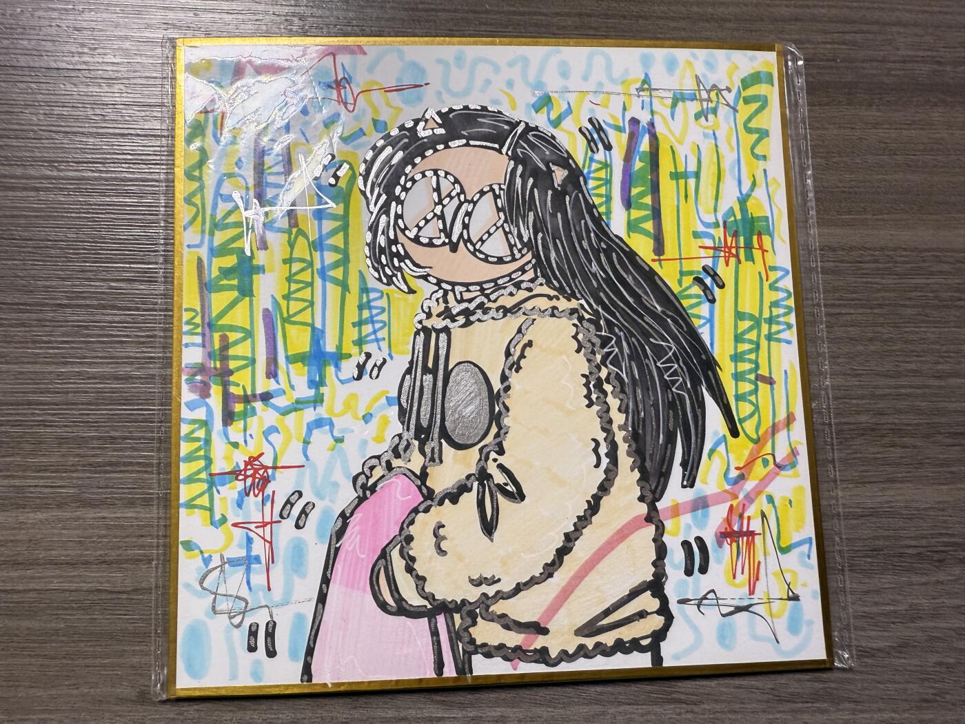 阳大大卡牌拍卖第93期（持续收拍品，周五晚上九点截拍，进群福利早知道） 2023 waiwai手绘色纸 绒系少女 waiwai亲签