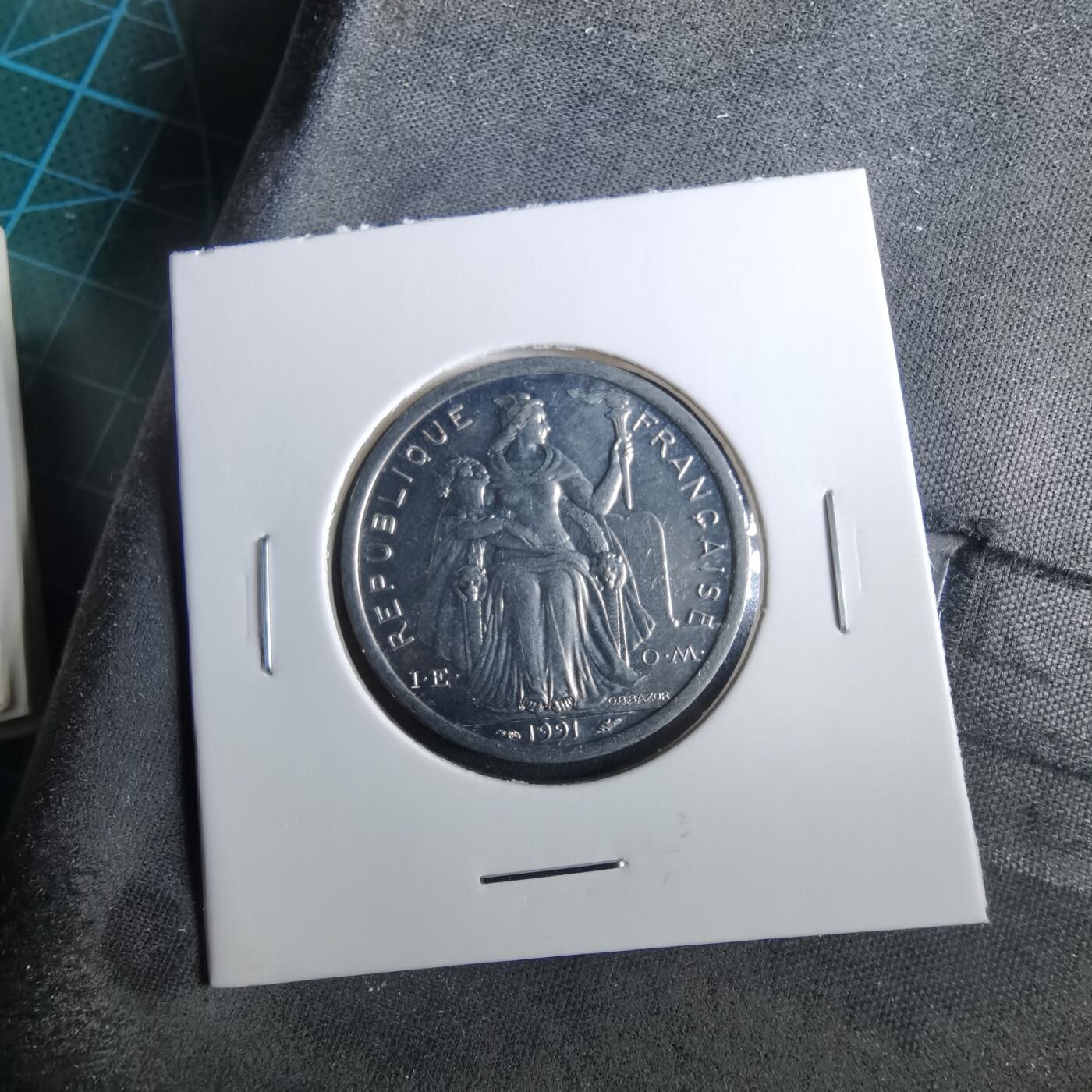 沼泽如烟--第960场 法属新喀里多尼亚1991年2法郎