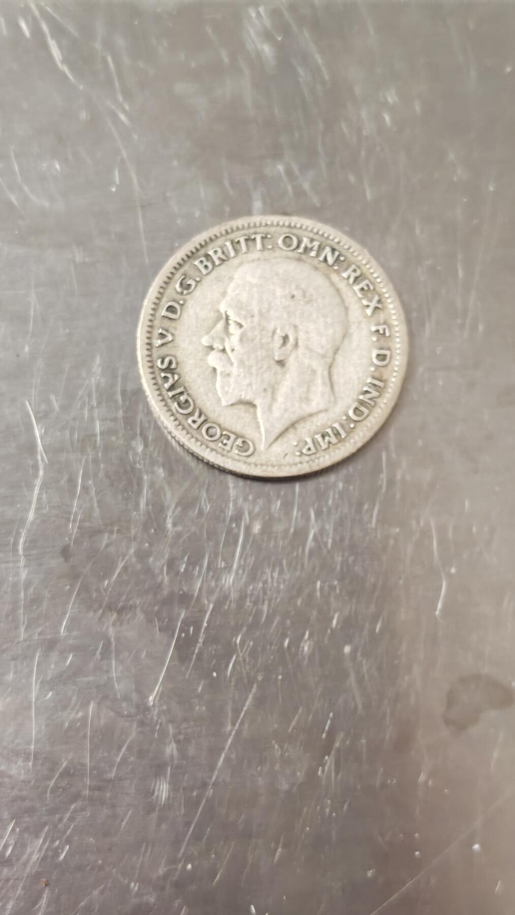 小银币 英国1932年6便士银币