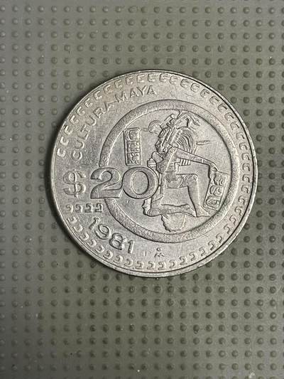 2026年第11场各国散币拍卖（总第161场）16.17两天外出，18号可以发货 - 墨西哥1981年20比索