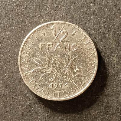 逸泉钱币2026A世界散币纸币纪念币专场A第一场 - 95 法国1法郎播种女神