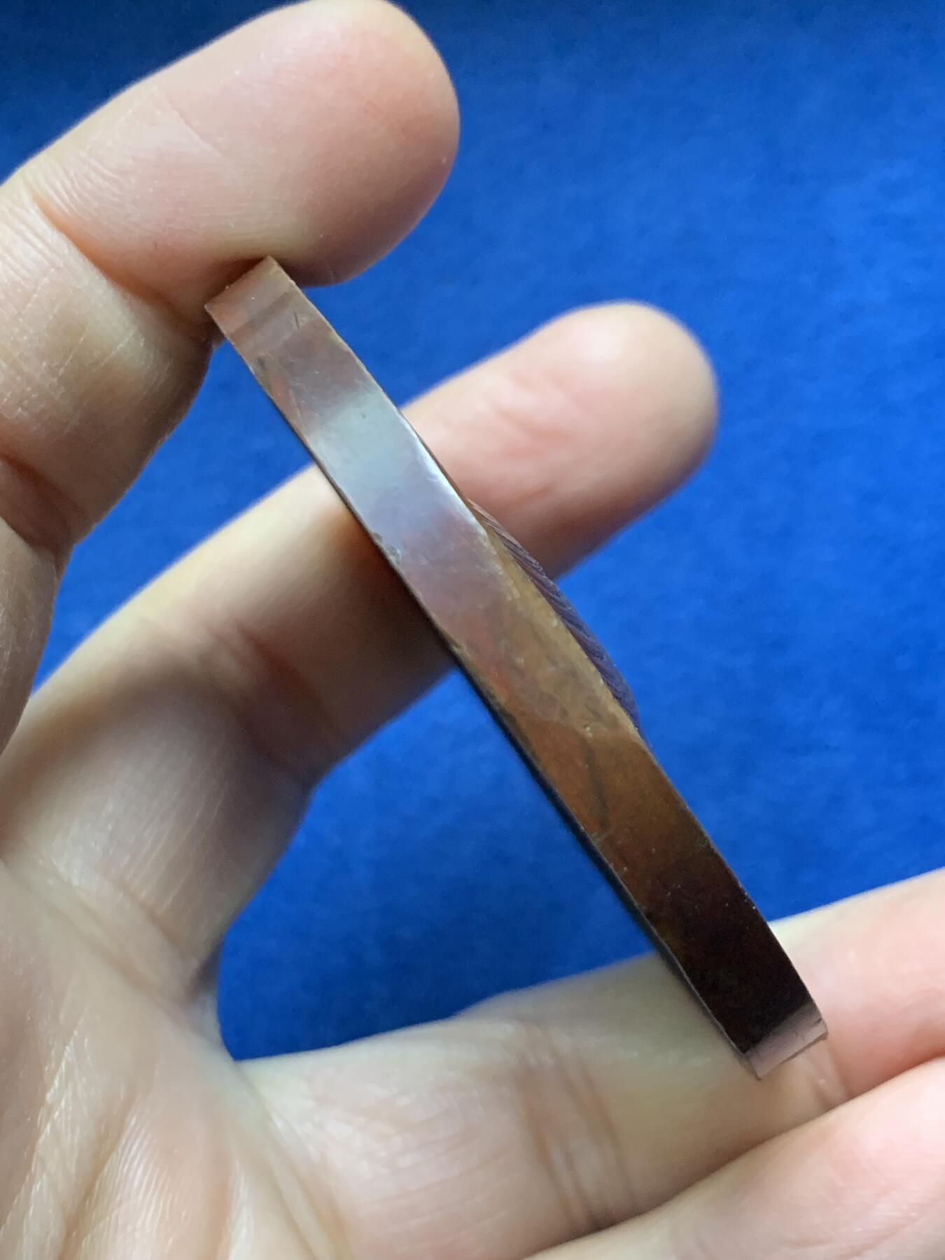 《竞宝斋》第458场 周日，周一，周二   3场连拍 （全场包邮）欢迎送拍 卢森堡L.Wiener铁路开通仪式纪念铜章，91.95g，58.2mm，边有磕