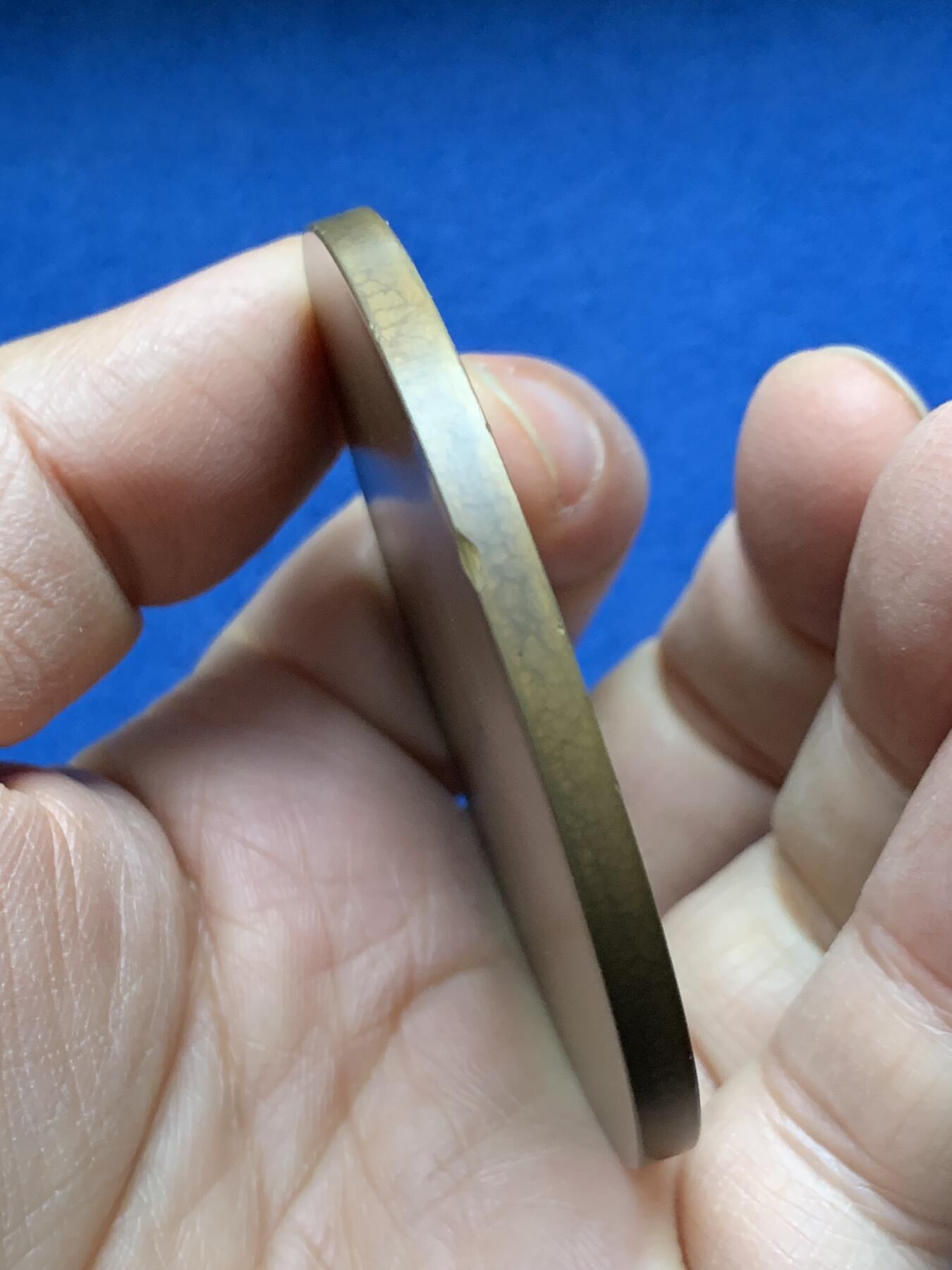 《竞宝斋》第458场 周日，周一，周二   3场连拍 （全场包邮）欢迎送拍 比利时国家地方铁路公司（SNCV）成立25周年纪念铜章，106.5g，64.1mm