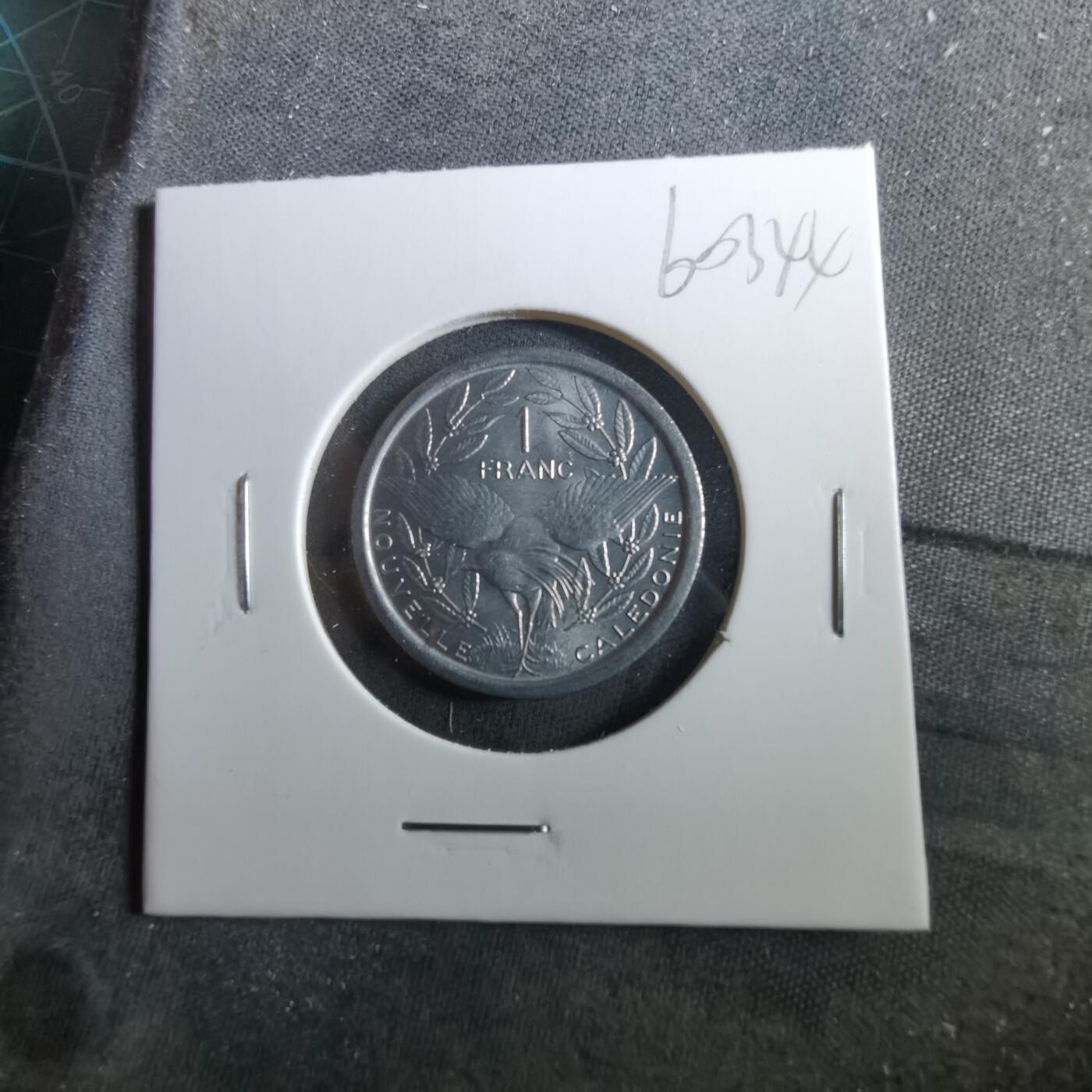 沼泽如烟--第960场 法属新喀里多尼亚1977年1法郎