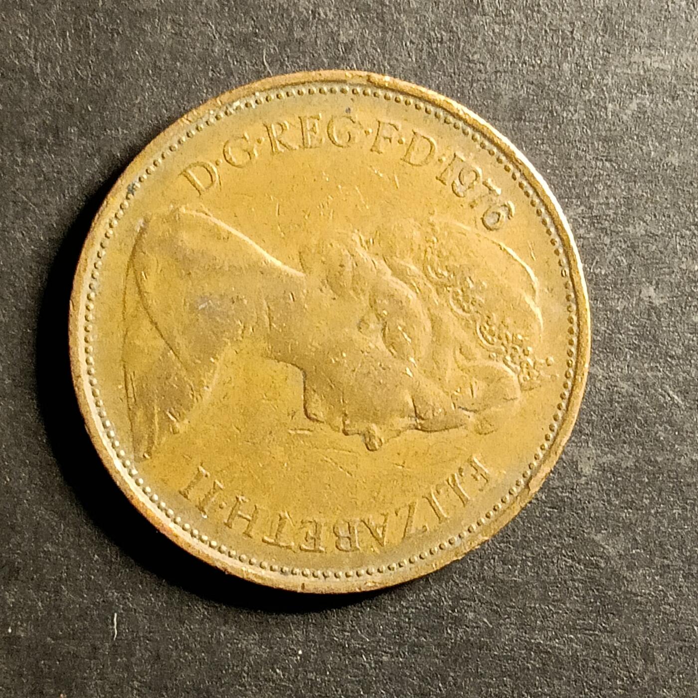 逸泉钱币2026A世界散币纸币纪念币专场A第一场 35 英国2便士威尔士皇冠