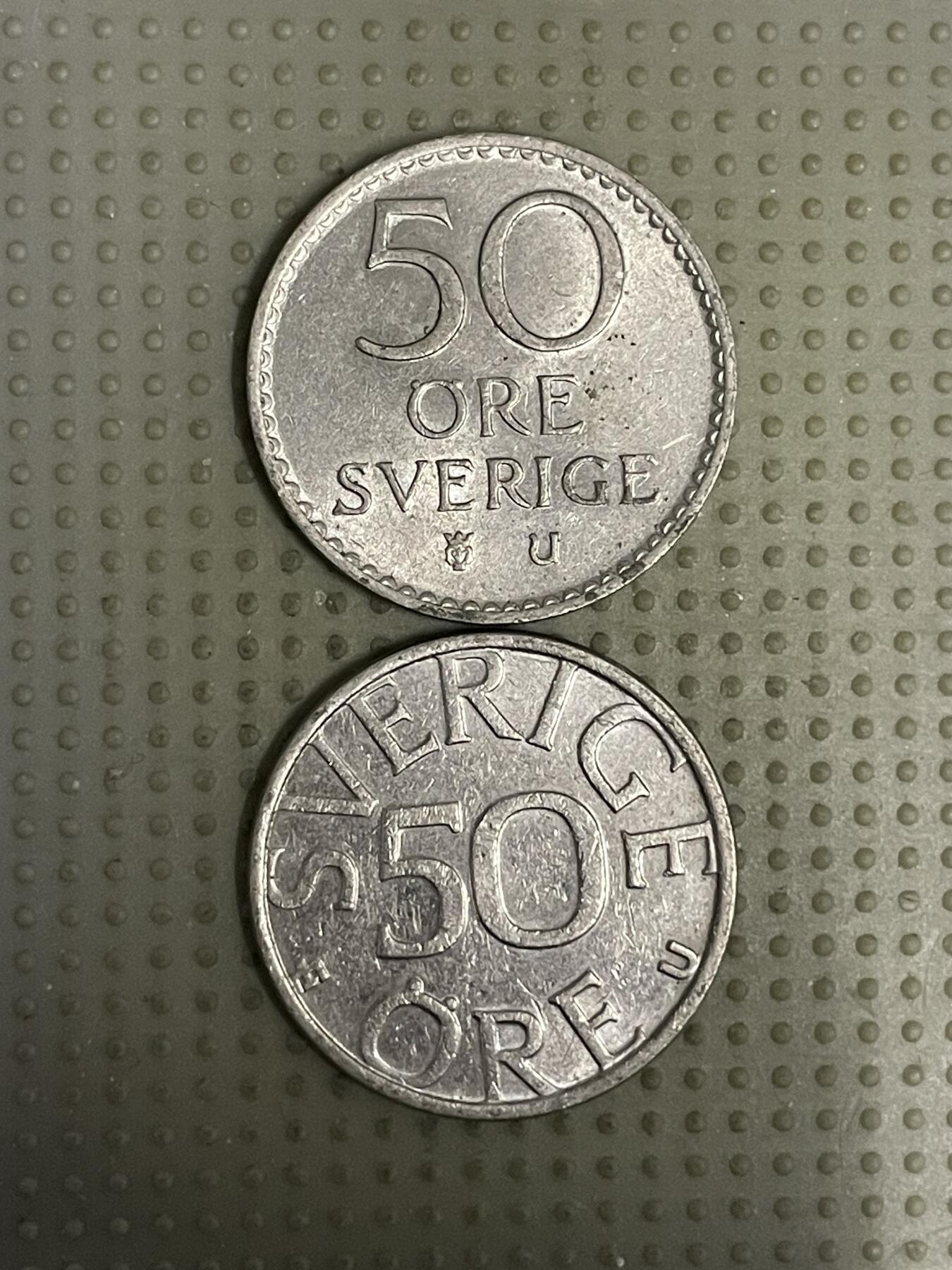 2026年第9场各国散币拍卖（总第159场） 瑞典50欧尔2枚