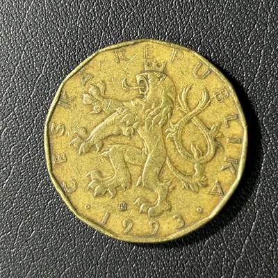 【铜匠收藏】★第136场★客户代拍 散币场，无寄存！！无佣金，30包邮。不满30元，支付5元运费。《接受代拍 代送NGC评级》 - 1993年捷克20克朗铜币