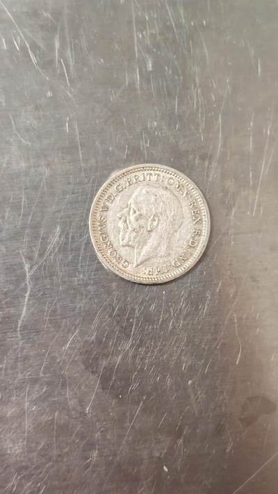 小银币 - 1936年英国3便士银币