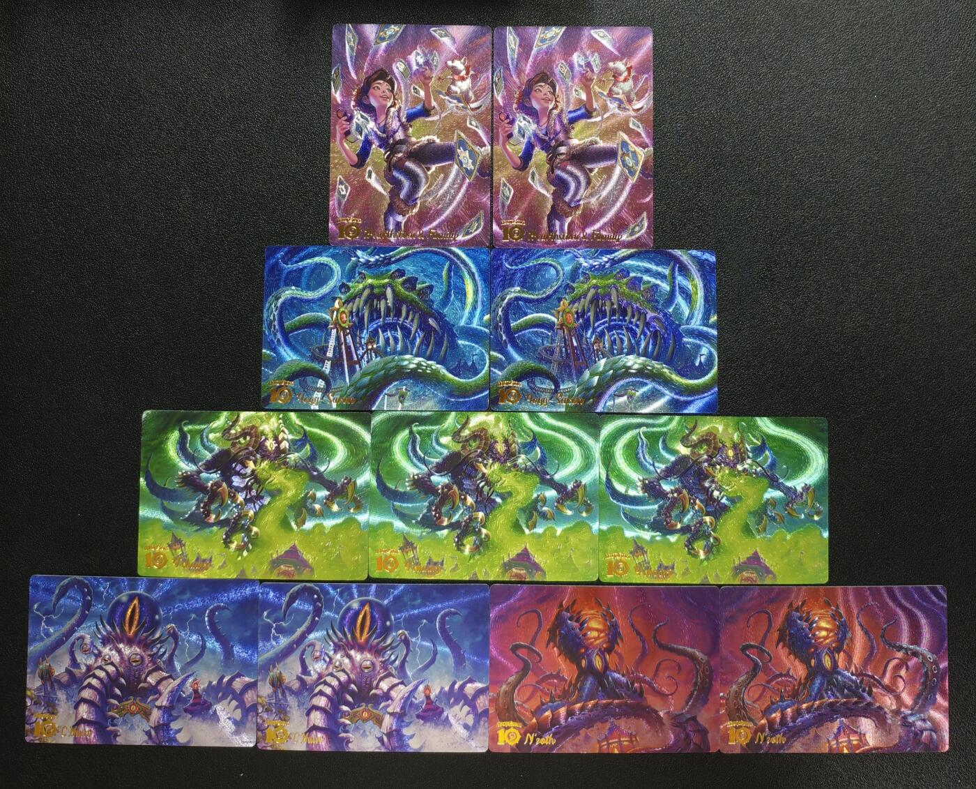 天玑星卡拍第161期《1.15周四截拍》持续收拍收评中 满赠卡需备注 炉石传说 粗闪 十一张