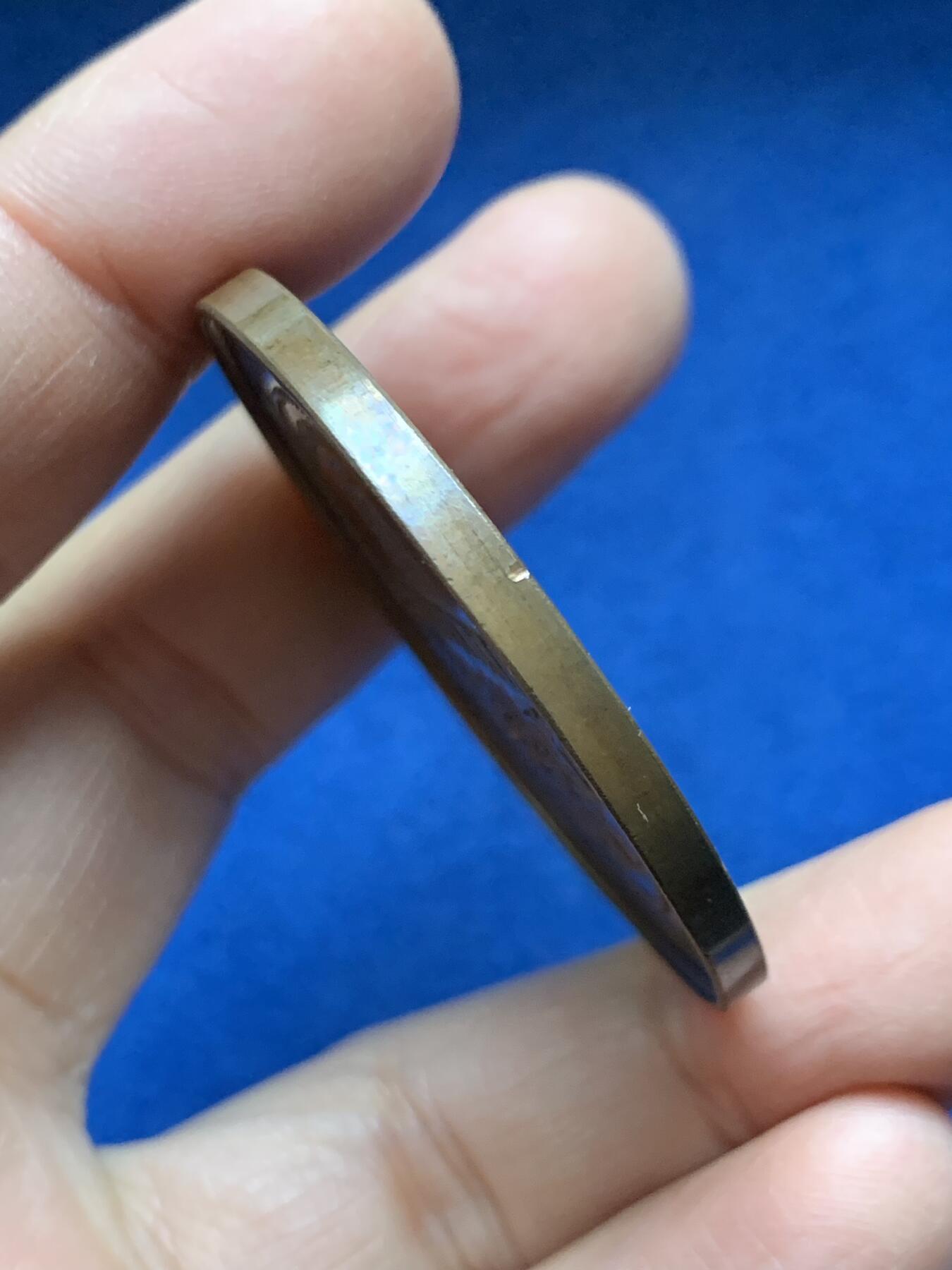 《竞宝斋》第458场 周日，周一，周二   3场连拍 （全场包邮）欢迎送拍 比利时1839年利奥波德一世头像沙勒罗瓦运河和铁路铜章，35g，46.5mm