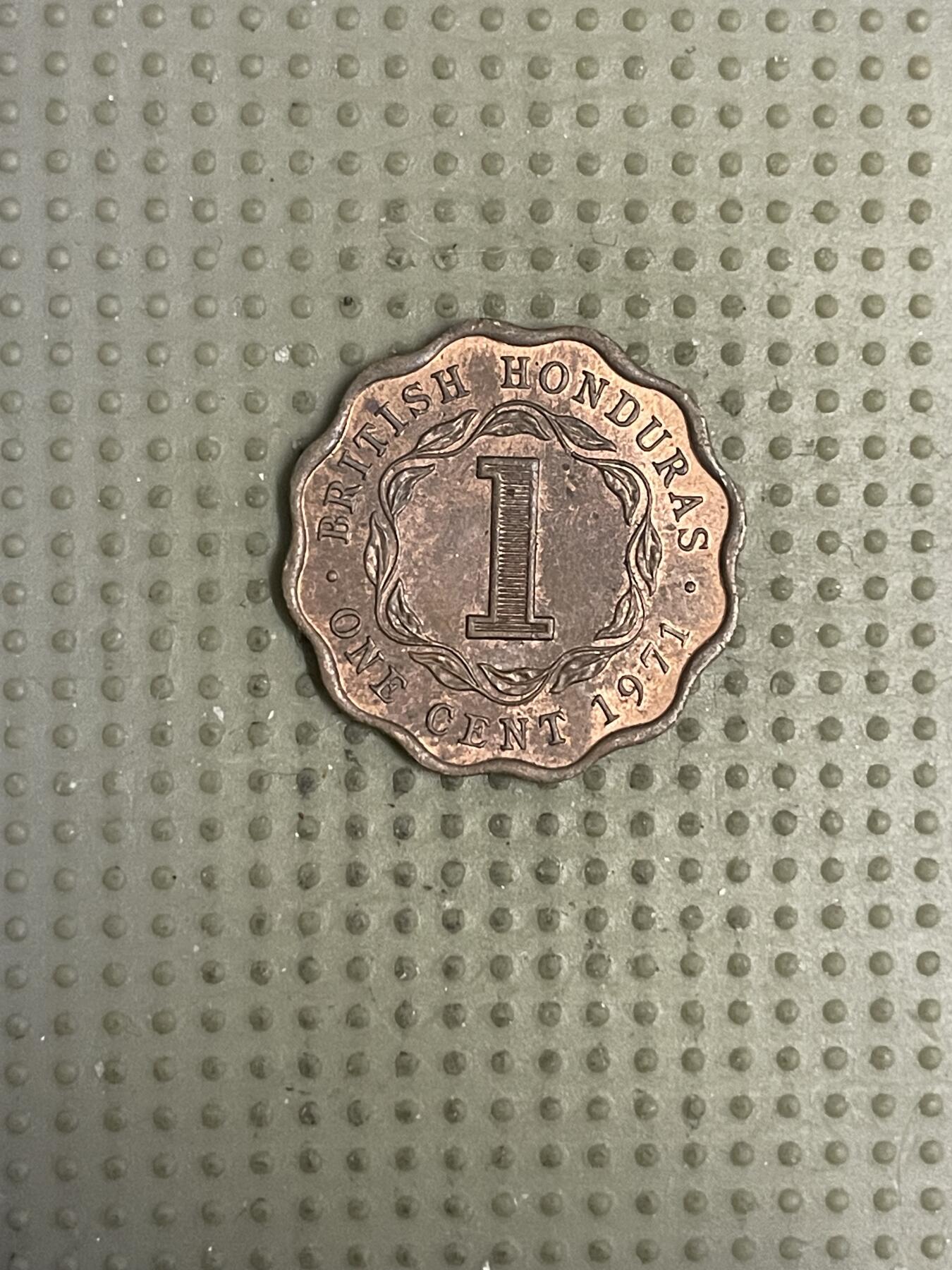 2026年第11场各国散币拍卖（总第161场）16.17两天外出，18号可以发货 英属洪都拉斯1971年1分