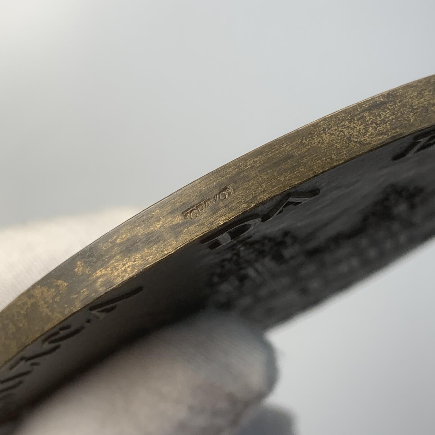 掌中浮雕-藏着的欧洲第049场 1979年葡萄牙女王玛丽一世200周年纪念铜章，90mm，255g