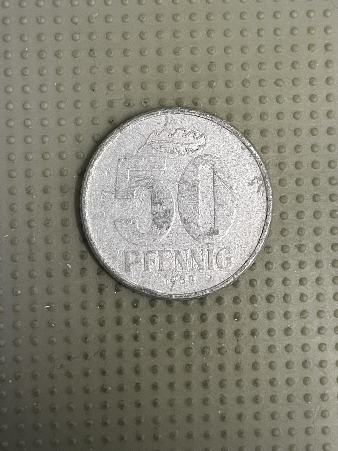 2026年第10场各国散币拍卖（总第160场）16.17两天外出，18号可以发货 东德1958年50芬尼