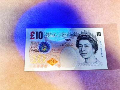 【Blue Auction】世界纸币精拍第775期——18级TOP拍卖/信誉/品质/专业/高效💫 - 【AA01 千位小号】英国 E序列10镑 UNC-