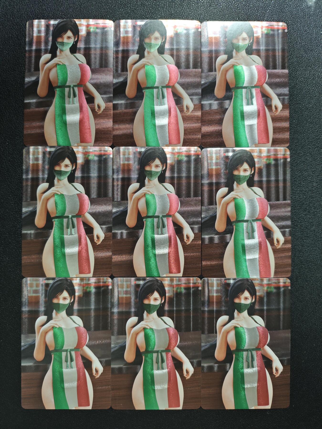 天玑星卡拍第161期《1.15周四截拍》持续收拍收评中 满赠卡需备注 宁缺卡牌 最终幻想7 蒂法·洛克哈特 粗闪 九张 个别微瑕