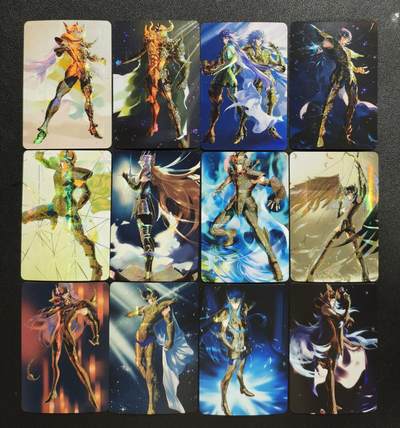 天玑星卡拍第161期《1.15周四截拍》持续收拍收评中 满赠卡需备注 - 宁缺卡牌 圣斗士星矢 纱布闪 十二张