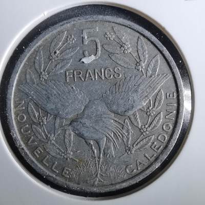 沼泽如烟--第960场 - 法属新喀里多尼亚1952年5法郎