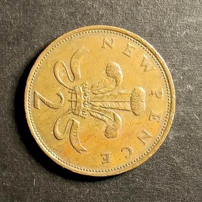 逸泉钱币2026A世界散币纸币纪念币专场A第一场 - 35 英国2便士威尔士皇冠