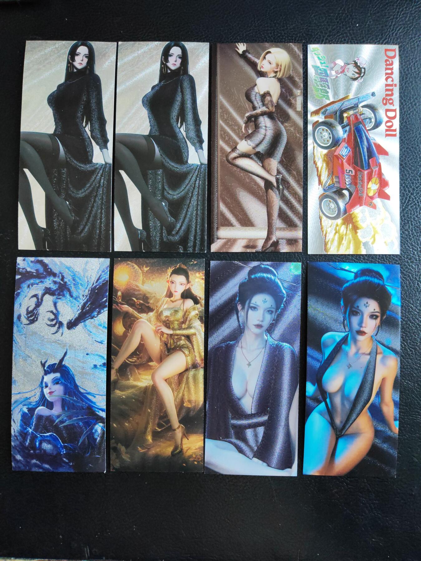 阳大大卡牌拍卖第93期（持续收拍品，周五晚上九点截拍，进群福利早知道） 【长条卡】魔童闹海等 长条粗闪8张