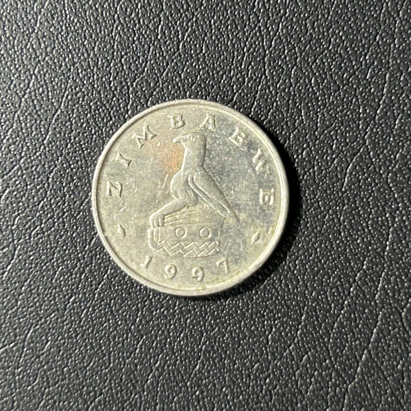 【铜匠收藏】★第136场★客户代拍 散币场，无寄存！！无佣金，30包邮。不满30元，支付5元运费。《接受代拍 代送NGC评级》 1997年津巴布韦兔子5分镍币