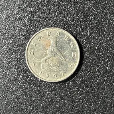 【铜匠收藏】★第136场★客户代拍 散币场，无寄存！！无佣金，30包邮。不满30元，支付5元运费。《接受代拍 代送NGC评级》 - 1997年津巴布韦兔子5分镍币