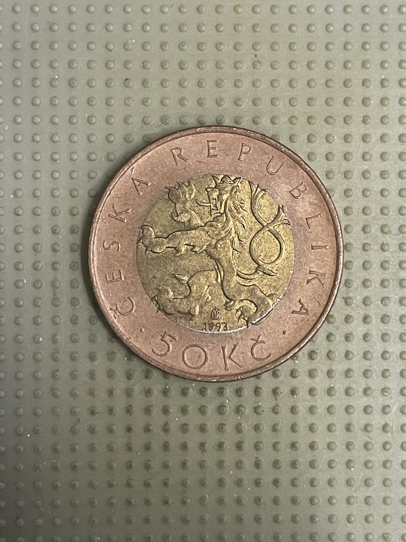 2026年第10场各国散币拍卖（总第160场）16.17两天外出，18号可以发货 捷克1993年50克朗