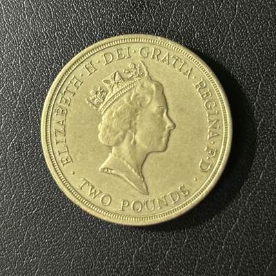 【铜匠收藏】★第136场★客户代拍 散币场，无寄存！！无佣金，30包邮。不满30元，支付5元运费。《接受代拍 代送NGC评级》 - 英国英格兰银行2镑纪念币 厚重