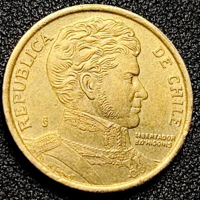 泉币菌-第168场- 精品福利场 - 希金斯 智利 10比索铝青铜 21.0毫米 3.5克