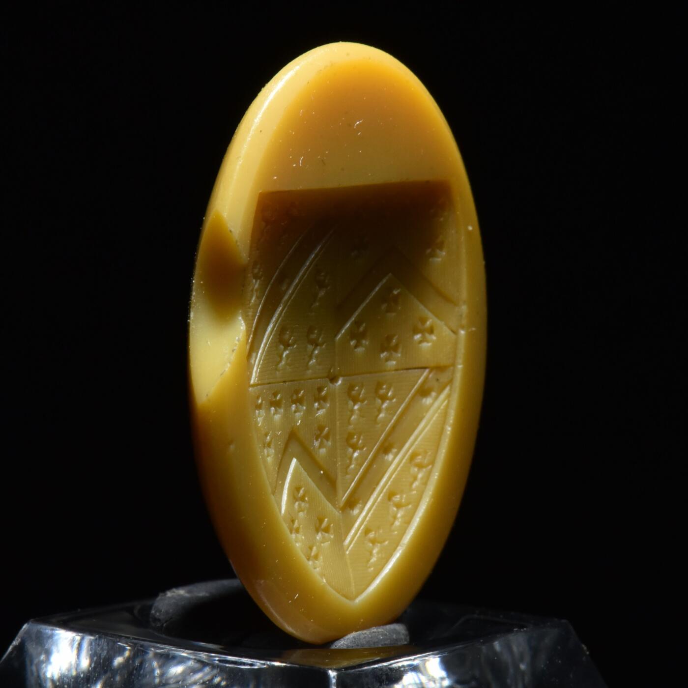 【良泉】【春节前最后一场】2月5日晚19.30点开拍！208组，本场结束后预存钱币的朋友请告知，将连同本场拍品一起邮寄，预祝诸位春节愉快！ 18-19世纪【英国】贵族家族纹章火漆印章  材质为蜜蜡色琉璃