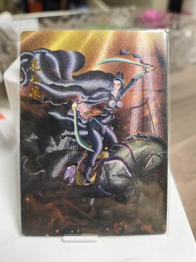 阳大大卡牌拍卖第93期（持续收拍品，周五晚上九点截拍，进群福利早知道） - 昆仑万象 权迎东绘 九宫三娘特卡之一 粗闪1张