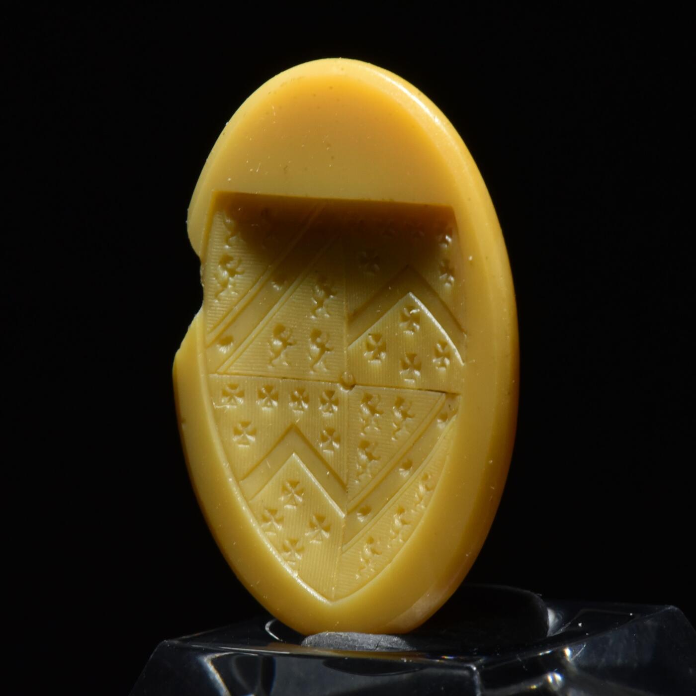 【良泉】【春节前最后一场】2月5日晚19.30点开拍！208组，本场结束后预存钱币的朋友请告知，将连同本场拍品一起邮寄，预祝诸位春节愉快！ 18-19世纪【英国】贵族家族纹章火漆印章  材质为蜜蜡色琉璃