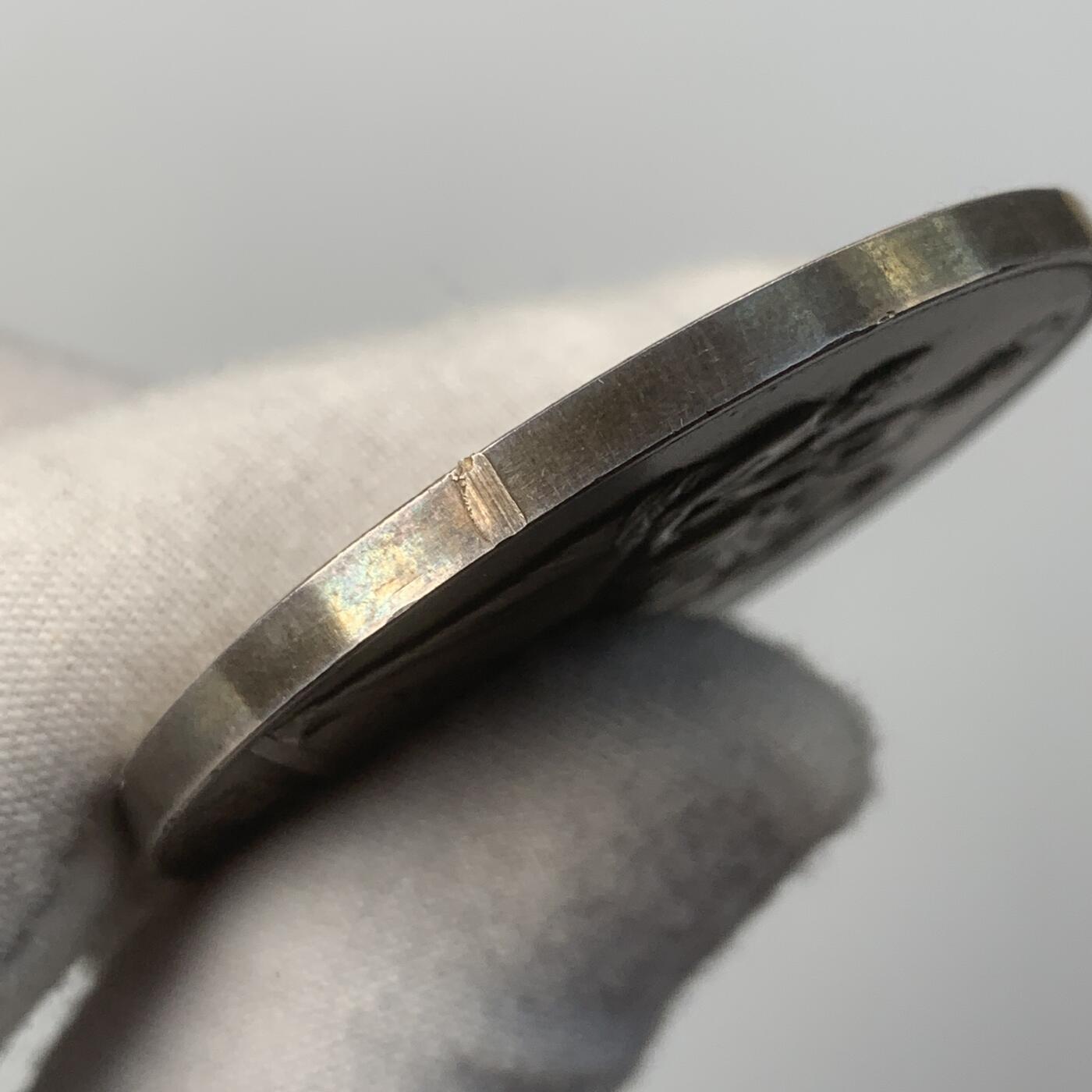 掌中浮雕-藏着的欧洲第049场 1898年法国亚眠市慈善机构银章，65g，50mm，OUDINE雕刻