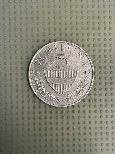 2026年第10场各国散币拍卖（总第160场）16.17两天外出，18号可以发货 - 奥地利1980年5先令