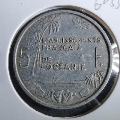 沼泽如烟--第960场 - 法属大洋洲1952年5法郎