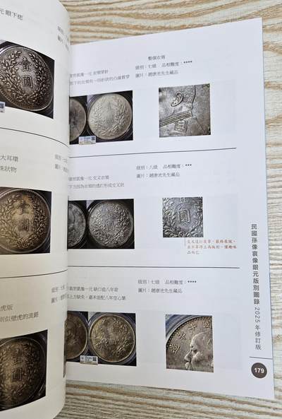 【币将精彩】纸币杂项拍卖（2026-4-27） 2025年民國孫像袁像银元版別图录大型目录