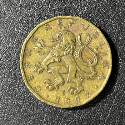 【铜匠收藏】★第136场★客户代拍 散币场，无寄存！！无佣金，30包邮。不满30元，支付5元运费。《接受代拍 代送NGC评级》 - 2002年捷克20克朗铜币