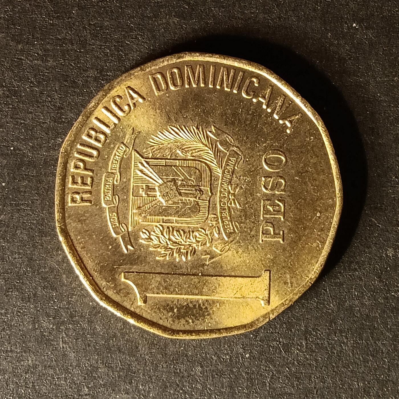 逸泉钱币2026A世界散币纸币纪念币专场A第一场 5 多米尼加硬币1比索