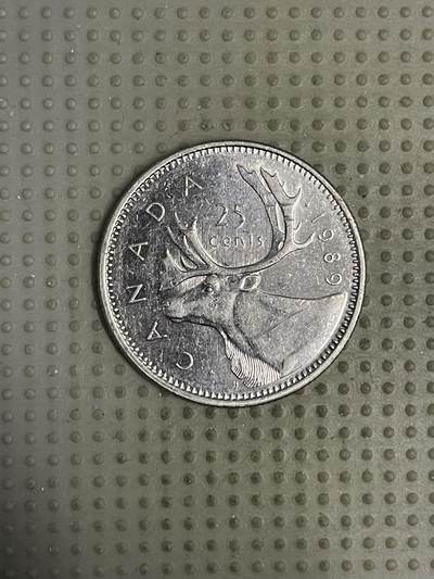 2026年第11场各国散币拍卖（总第161场）16.17两天外出，18号可以发货 - 加拿大1989年25分